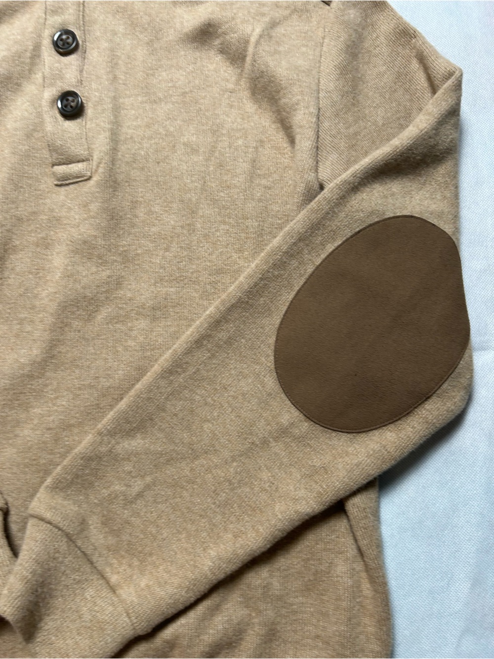 Cremieux brown elbow patch pull over size medium - Picture 3 of 5